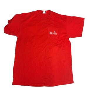 VTG 90’s Winston Cigarettes USA Made Eagle Pocket T-Shirt Red Mens Sz XL